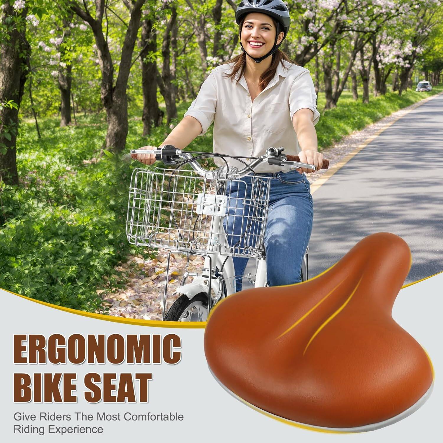 ERGONOMIC BIKE SEAT  
Give Riders The Most Comfortable Riding Experience