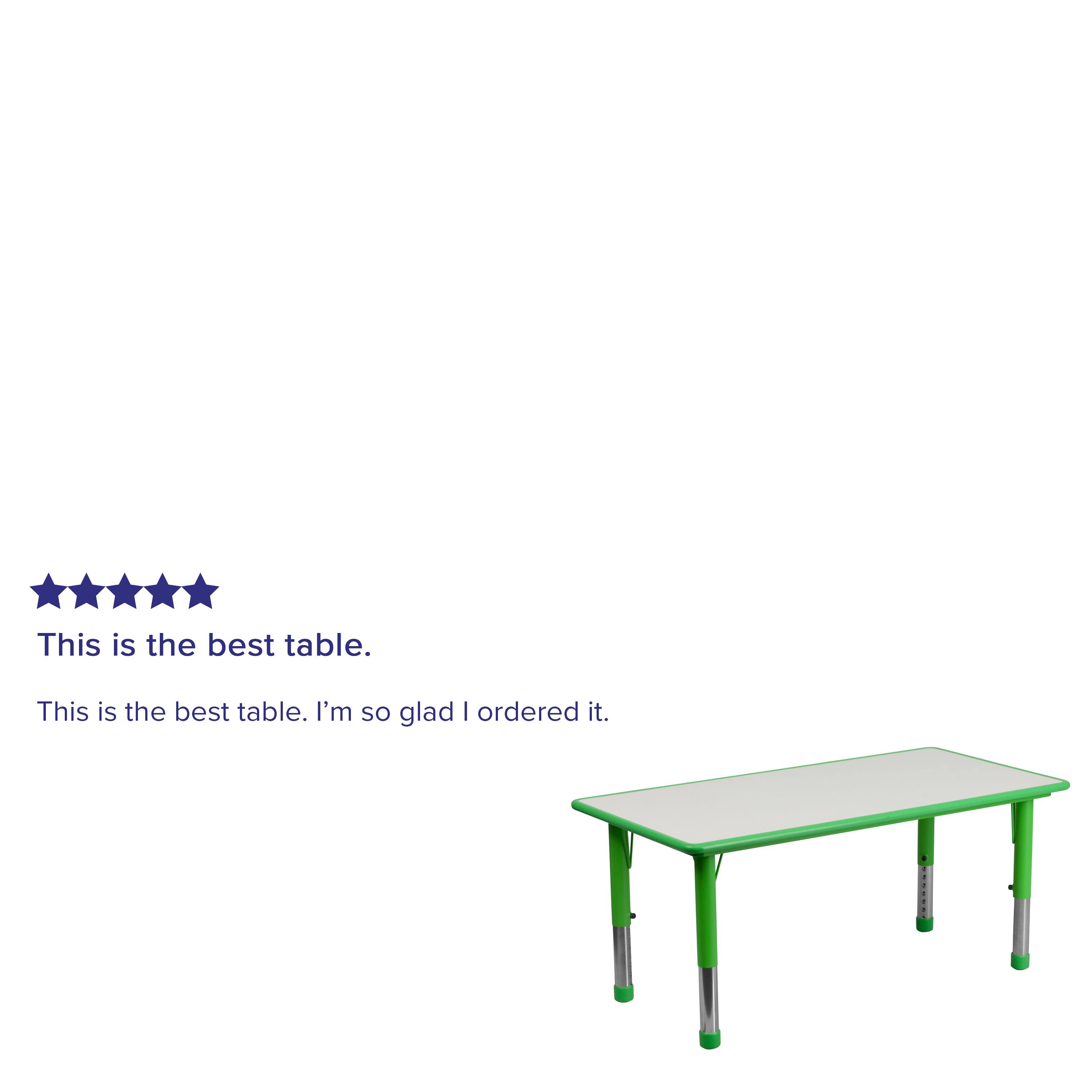 This is the best table. This is the best table. I'm so glad I ordered it.