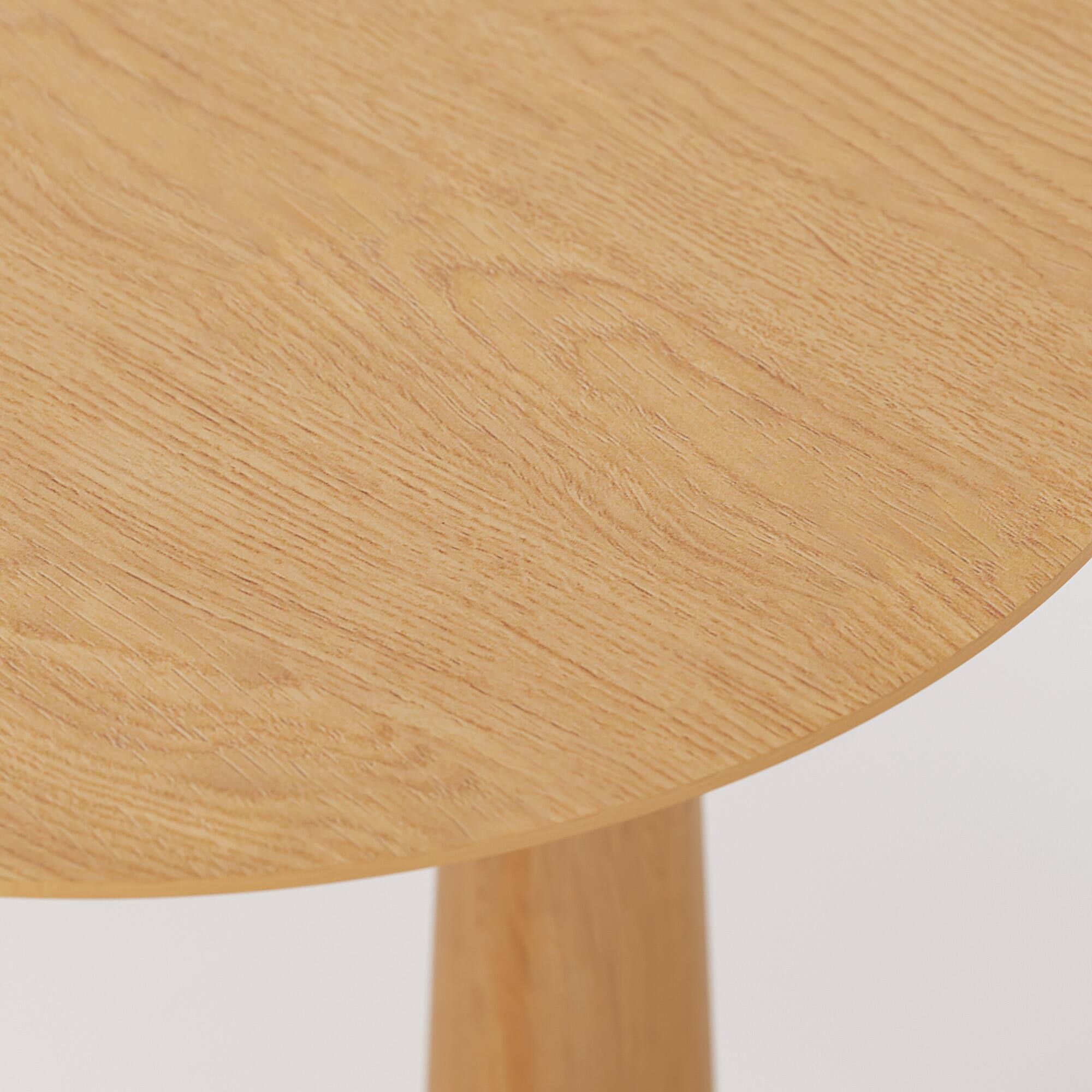 Alt View 4. PexFix - Solid Wood Oval Dining Table | Modern Minimalist for 6, 67-Inch Kitchen Table with 4 Legs - Natural.
