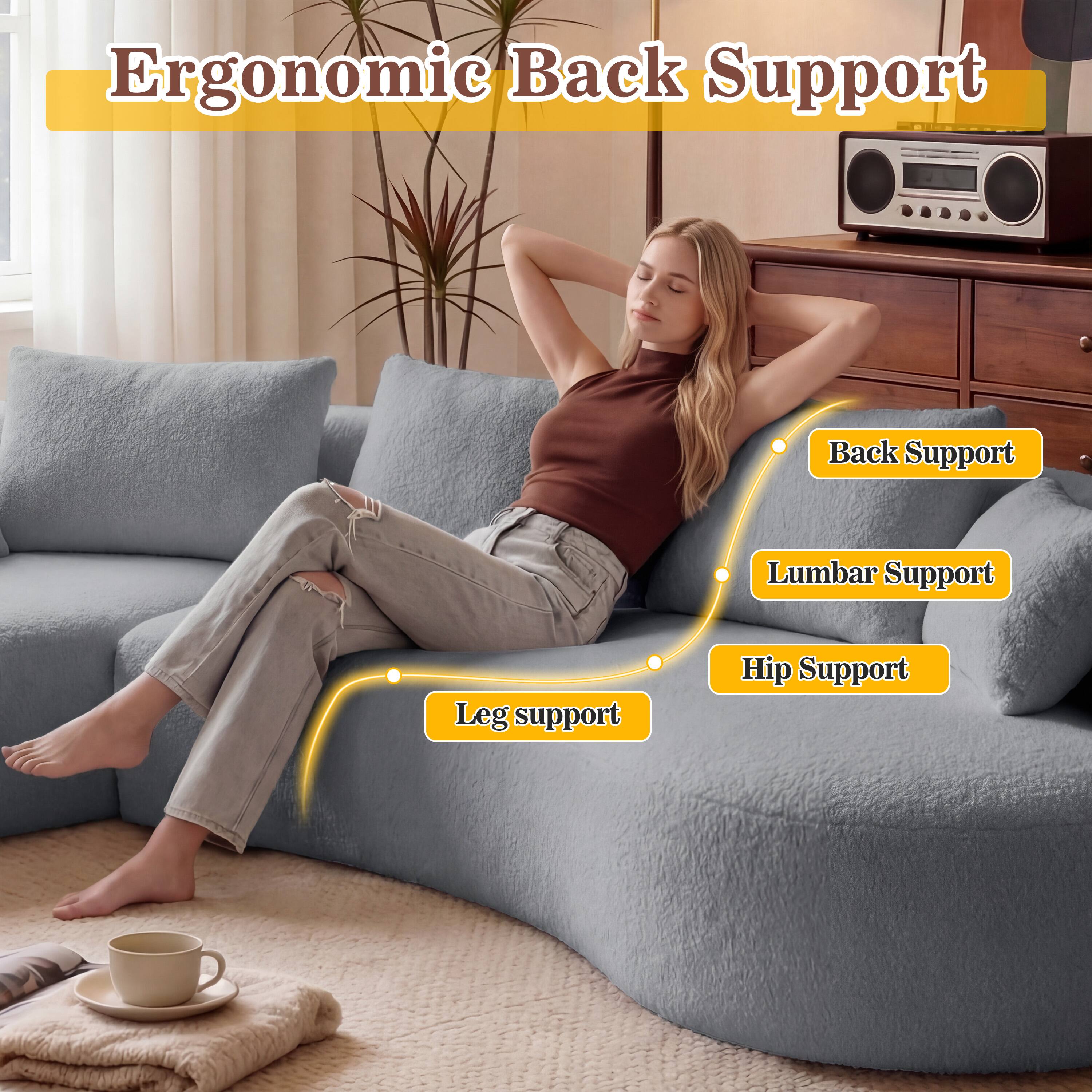 Ergonomic Back Support  
- Back Support  
- Lumbar Support  
- Hip Support  
- Leg Support