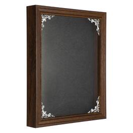 Unique Bargains - Shadow Box Frame, 9.8x7.8 Inch Wooden Display Case with Clear Glass for Photo Memorabilia Dried Flower - Brown