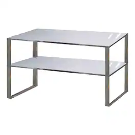Magic Chef - 70 in. Kitchen Prep Table Overshelf - Stainless Steel