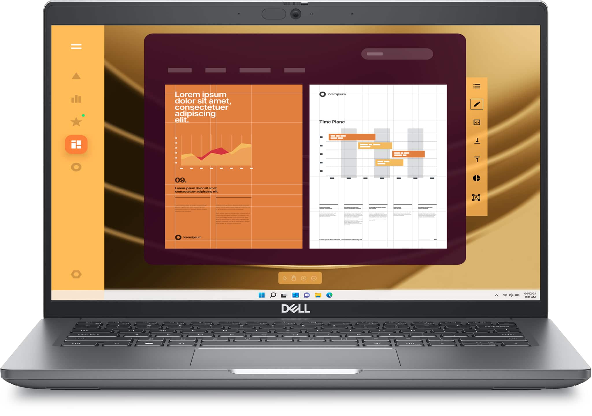 Refurbished Excellent - Refurbished Dell Latitude 5450, Core Ultra 5, 16GB RAM, 256GB SSD, Win 11 Pro, Non-Touch, Titan Gray - Silver