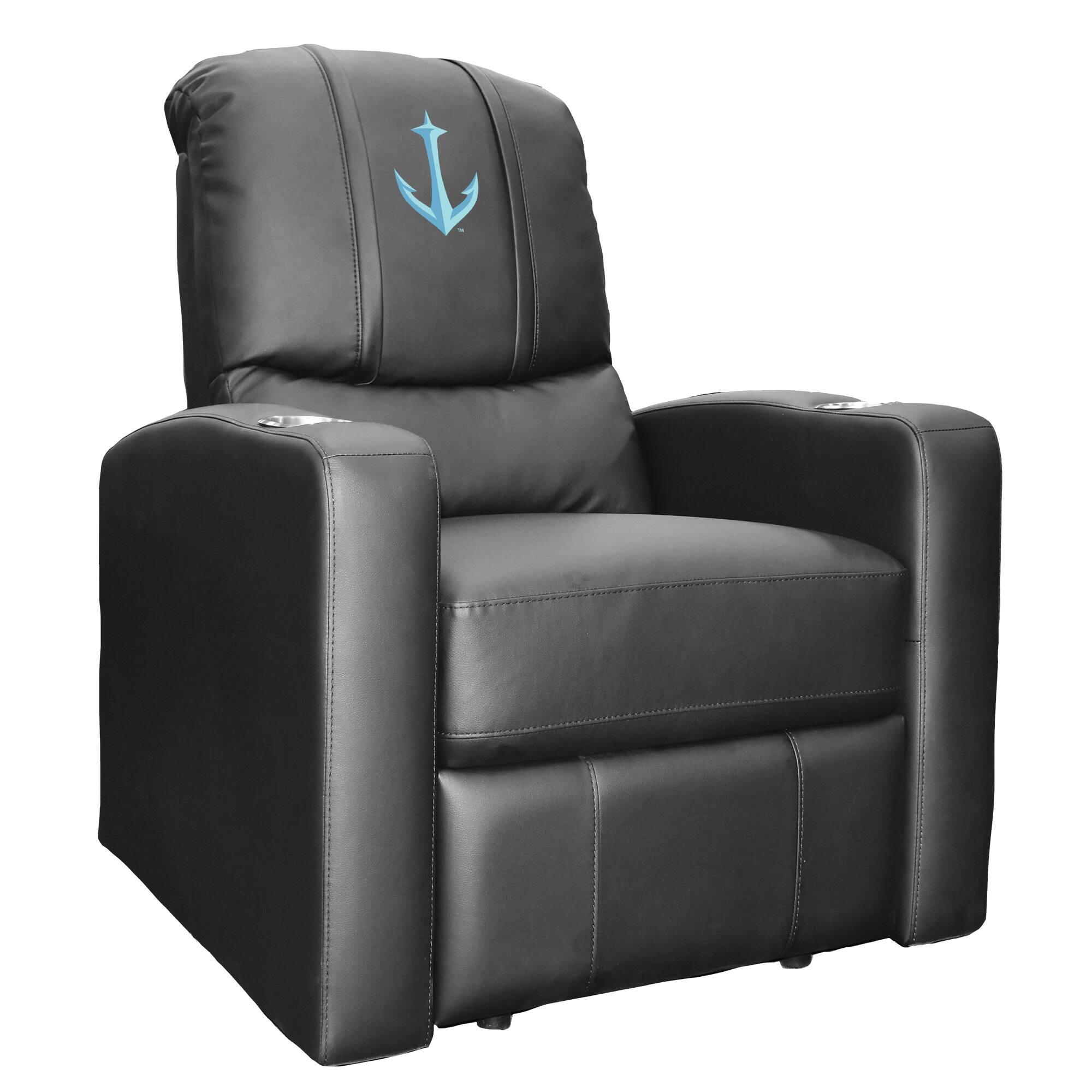 Front. DreamSeat - Black Seattle Kraken Logo Stealth Manual Recliner - Black.
