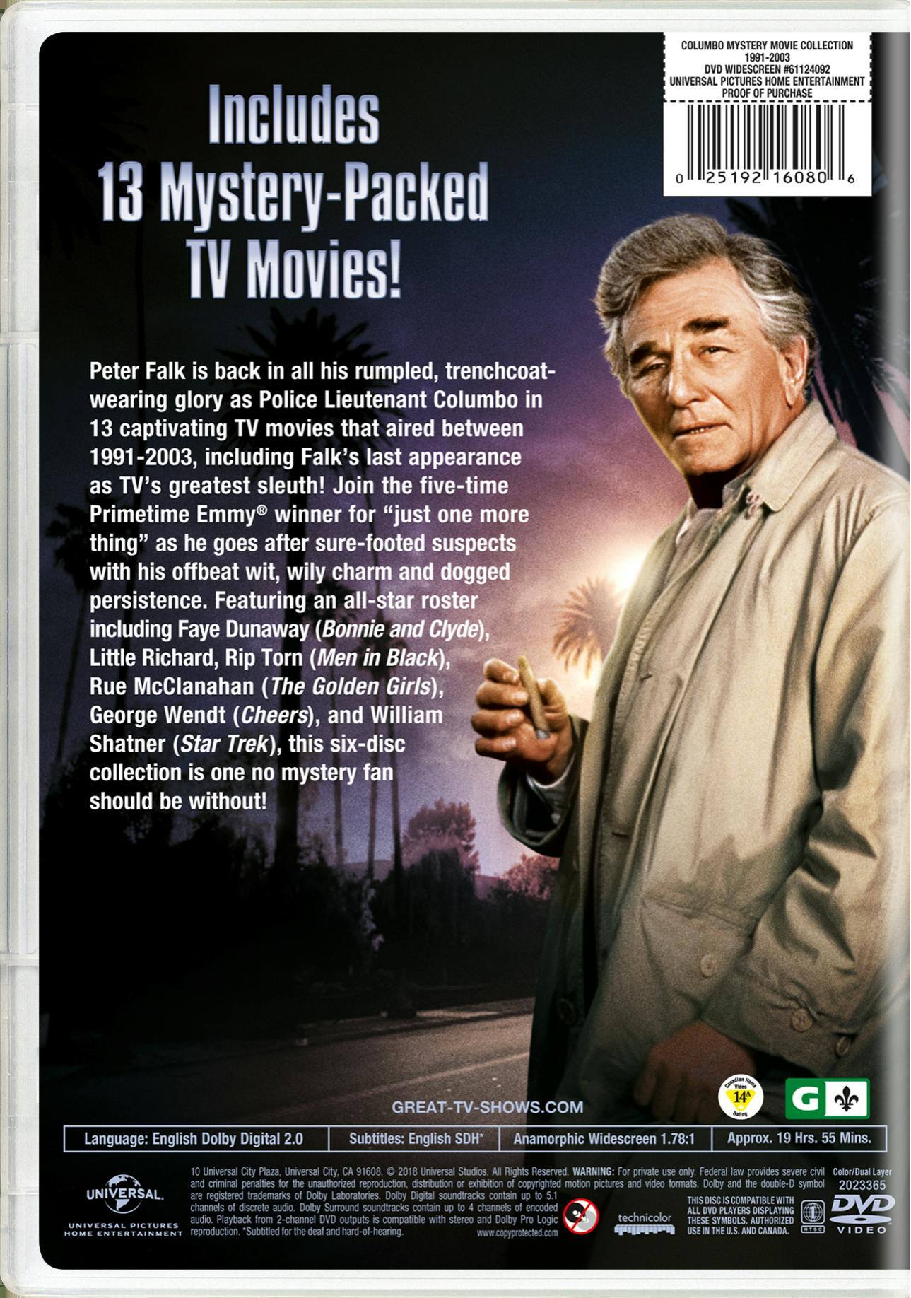 Angle. Columbo: Mystery Movie Collection 1991-2003 (Box Set) [DVD].