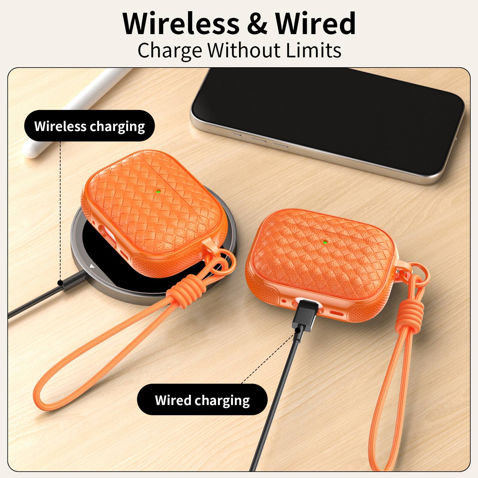 Wireless & Wired Charge Without Limits

Wireless charging

Wired charging