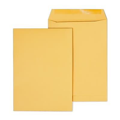 "Staples - Gummed Kraft Catalog Envelopes, 7.5""L x 10.5""H, 100/Box - Brown" price history on PriceWatchPro