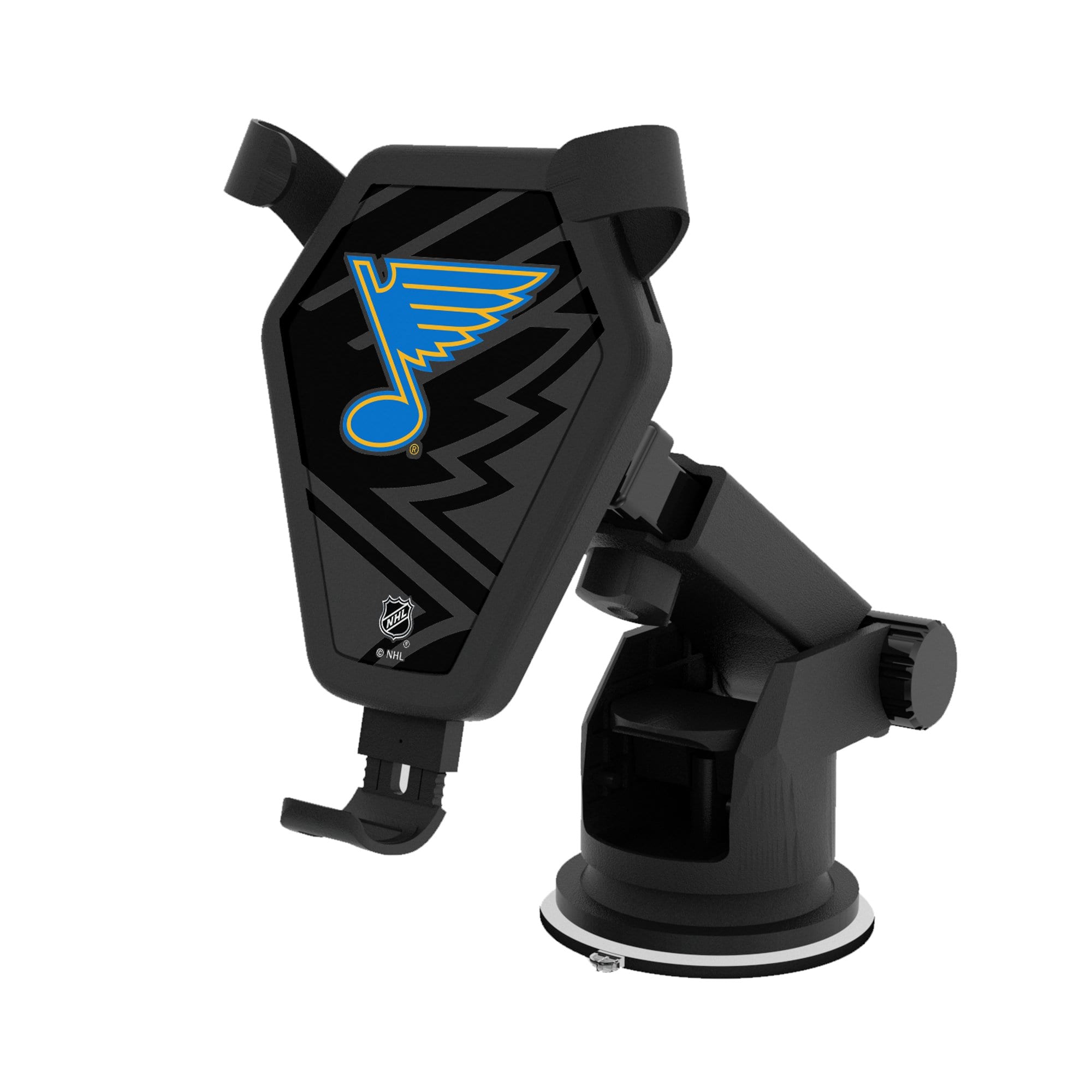 Front. Keyscaper - St. Louis Blues Wireless Car Charger - Multicolor.