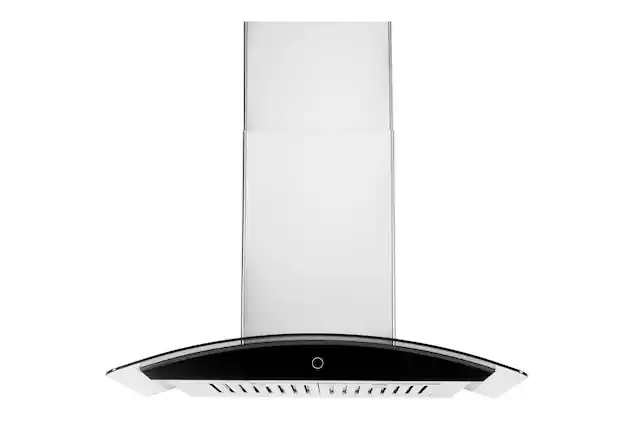 Front. Hauslane - Hauslane WM-639 30-in Convertible Stainless Steel Wall-Mounted Range Hood - Silver.