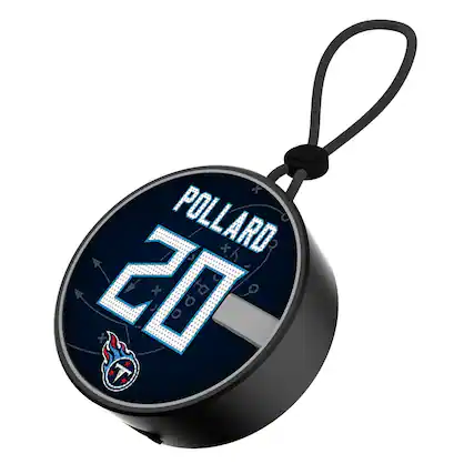 Front. Keyscaper - Tony Pollard Tennessee Titans Bluetooth IP67 Waterproof Speaker - Black.