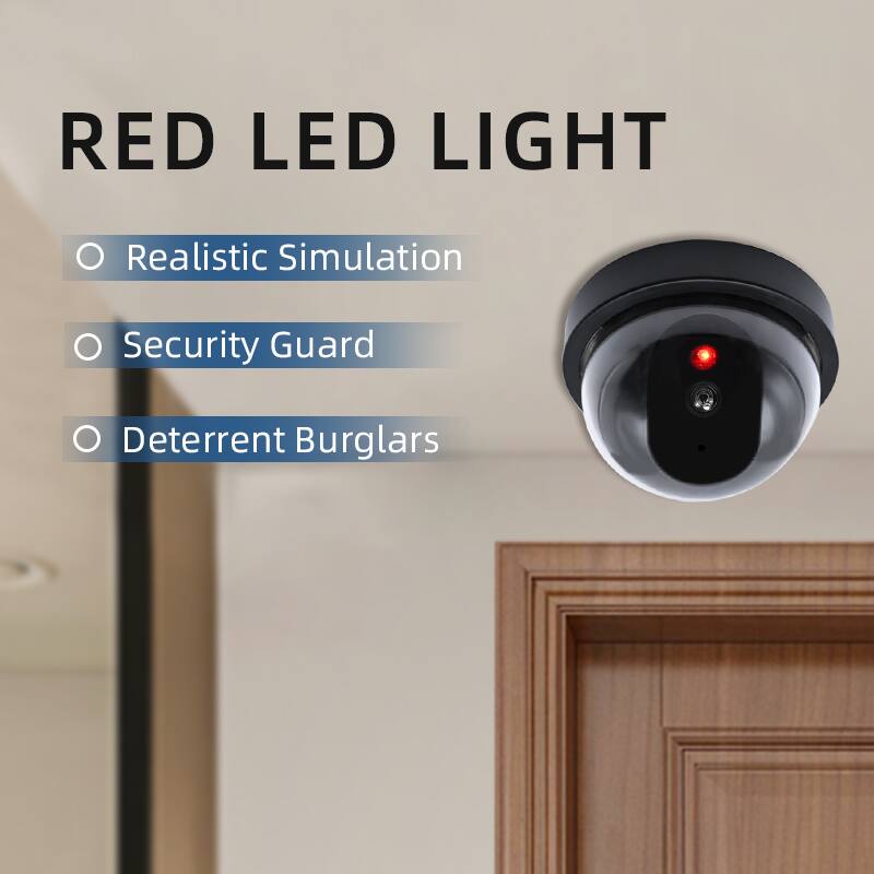 RED LED LIGHT  
- Realistic Simulation  
- Security Guard  
- Deterrent Burglars