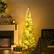Alt View 1. Homcom - Pre-Lit Slim Noble Fir Artificial Pencil Christmas Tree, 110 Warm White LEDs, 294 Tips - green.