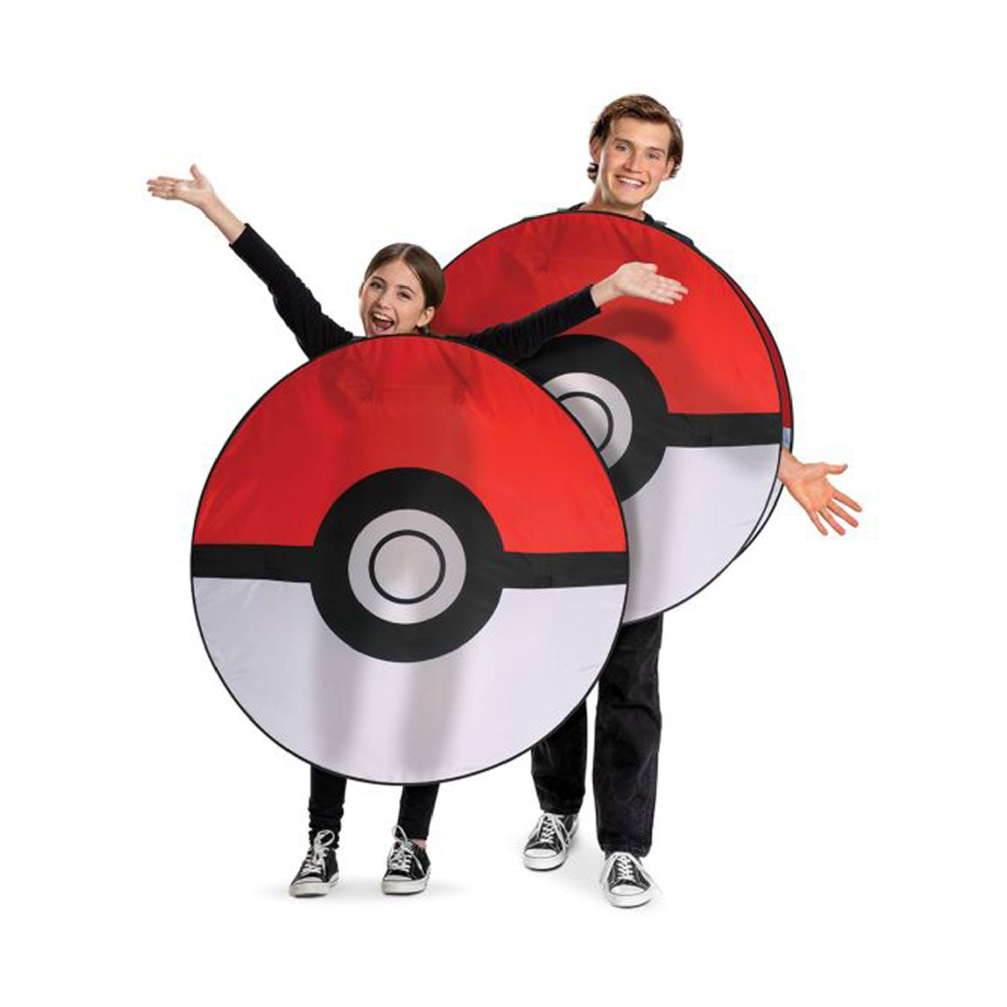 Alt View 2. Pokémon - Pokemon Pokeball Pop Out Costume | Unisize 8+ - Red.