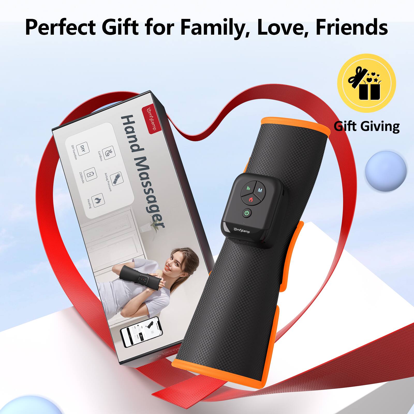 Perfect Gift for Family, Love, Friends

DAY DIY Funstion 2500mAh Healling Hand Massager For Go Mess, Pressura Massager

Gift Giving
