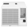 LG - 570 Sq. Ft. 12,200 BTU Window Air Conditioner with Supplemental Heat Function - White