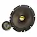 Front. Pioneer - 6-1/2" Component Car Speakers Aramid Fiber-reinforced IMPP cone (Pair) - Black.
