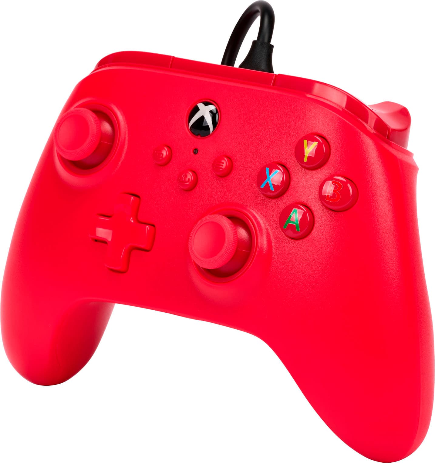 Left. PowerA - Wired Controller for Xbox Series X|S - Red.