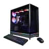 CyberPowerPC - Gaming Desktop - AMD Ryzen 7 9800X3D - AMD Radeon RX 9070 16GB - 32GB DDR5 - 1TB PCIe 4.0 SSD Storage - Black