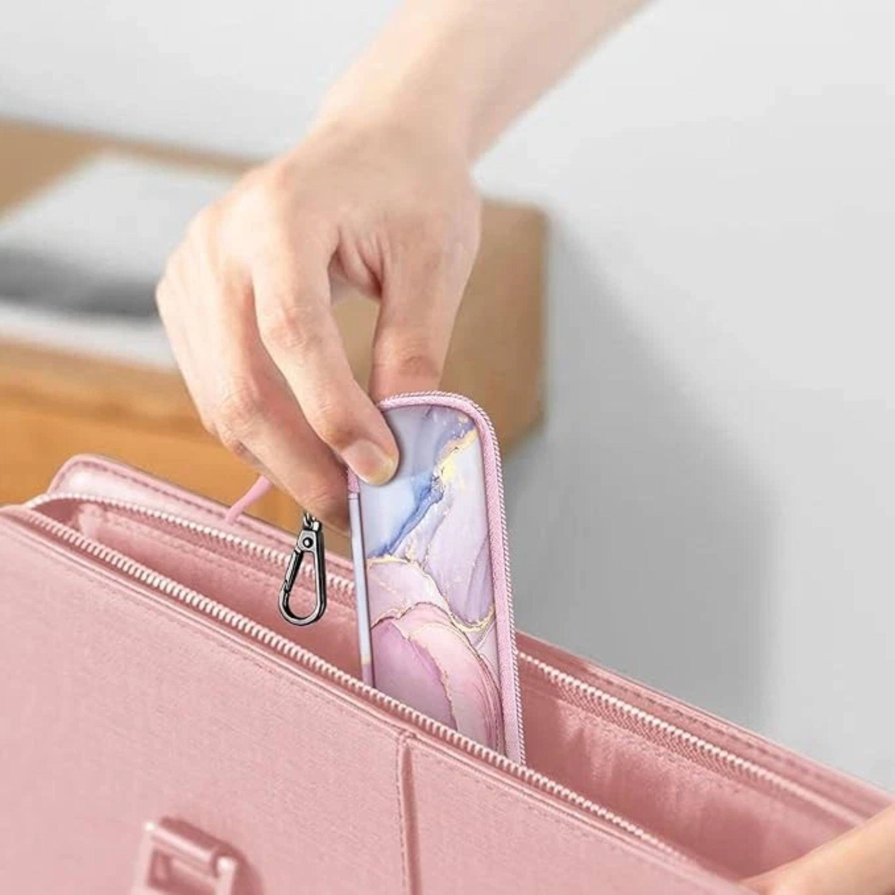 Alt View 1. Kitcheniva - Soft Neoprene Pencil Holder Case Carry Pouch For Apple Pencil Black - Black.