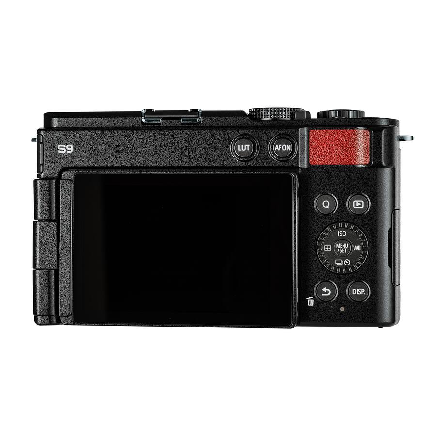 Mic Red Led Bundle Panasonic Lumix S9 Camera (Red), Rode VideoMicro Camera Mount ...