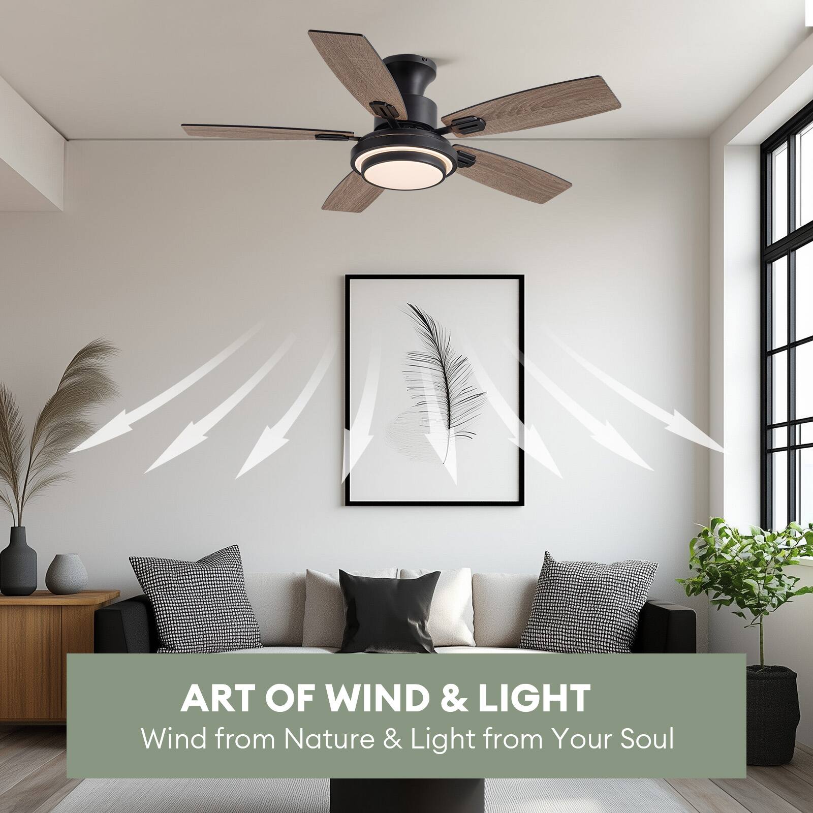 ART OF WIND & LIGHT  
Wind from Nature & Light from Your Soul