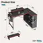 Product Size:
42.1" 31.5" 35" 18.9" 27.5" 30LBS 80LBS 31.5" 10.9" 2320 3OLBS 10.9" 29.6" 10.6" 77 6" UNIT: INCH