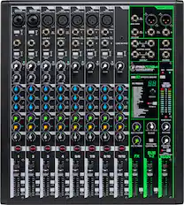 Front. Mackie - ProFX12v3 Professional Effects Mixer with USB - Black.