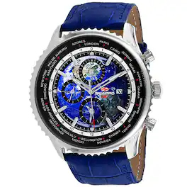 SeaPro - Men's Meridian World Timer GMT - Blue