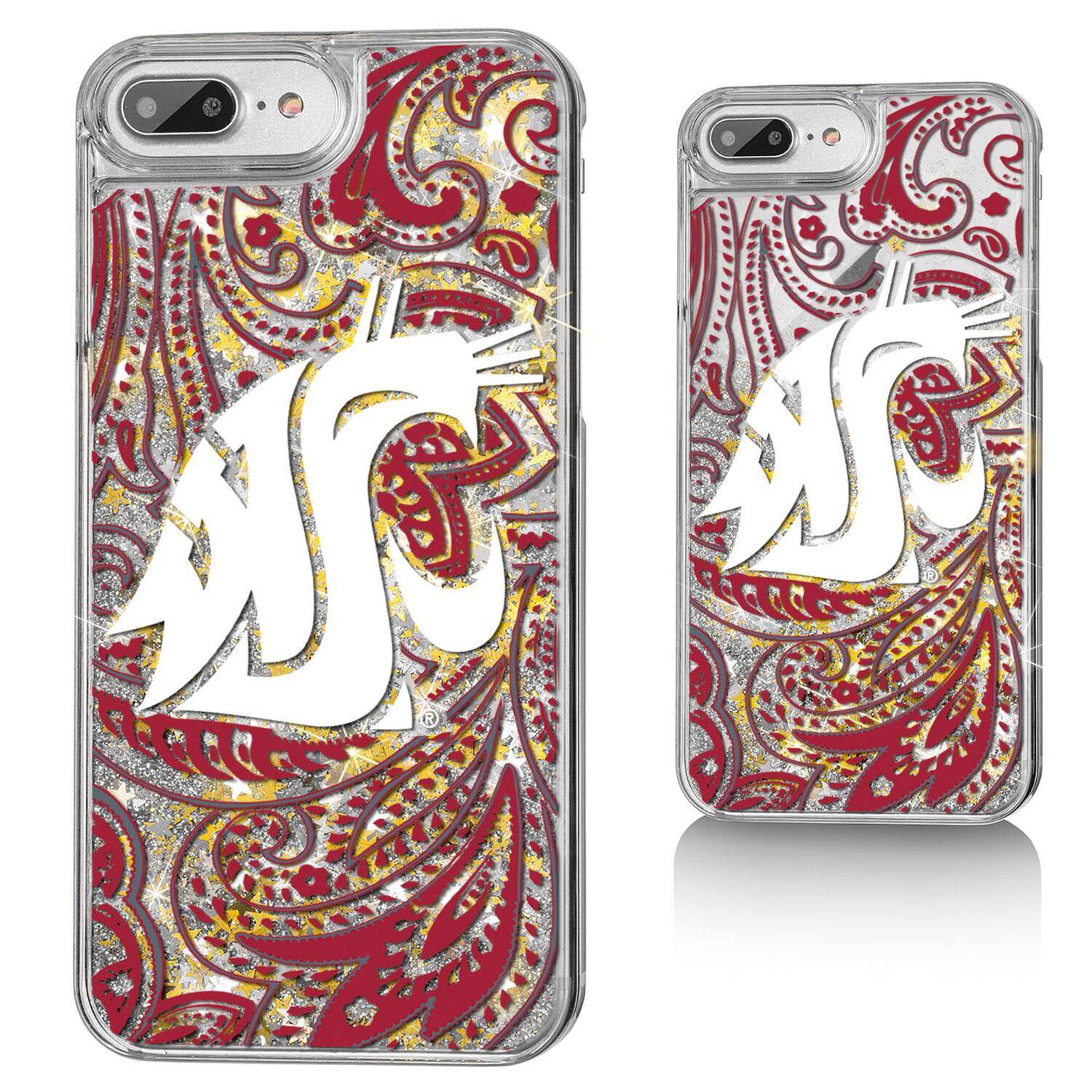 Keyscaper - NCAA - Washington State Cougars iPhone Glitter Paisley Design Case - 14 Pro Max - Multicolor price history on PriceWatchPro