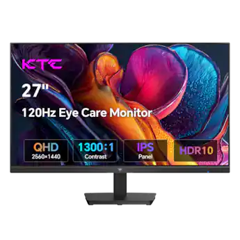 KTC H27D9 27 Inch Gaming Monitor, 2K QHD 1440P, IPS 100Hz/120Hz KTC H27D9 27 Inch Gaming Monitor, 2K QHD 1440P, IPS 100Hz/120Hz