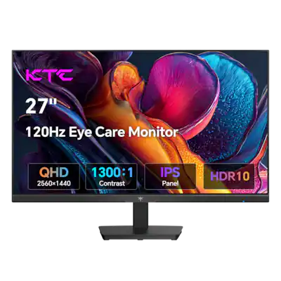 KTC H27D9 27 Inch Gaming Monitor, 2K QHD 1440P, IPS 100Hz/120Hz KTC H27D9 27 Inch Gaming Monitor, 2K QHD 1440P, IPS 100Hz/120Hz