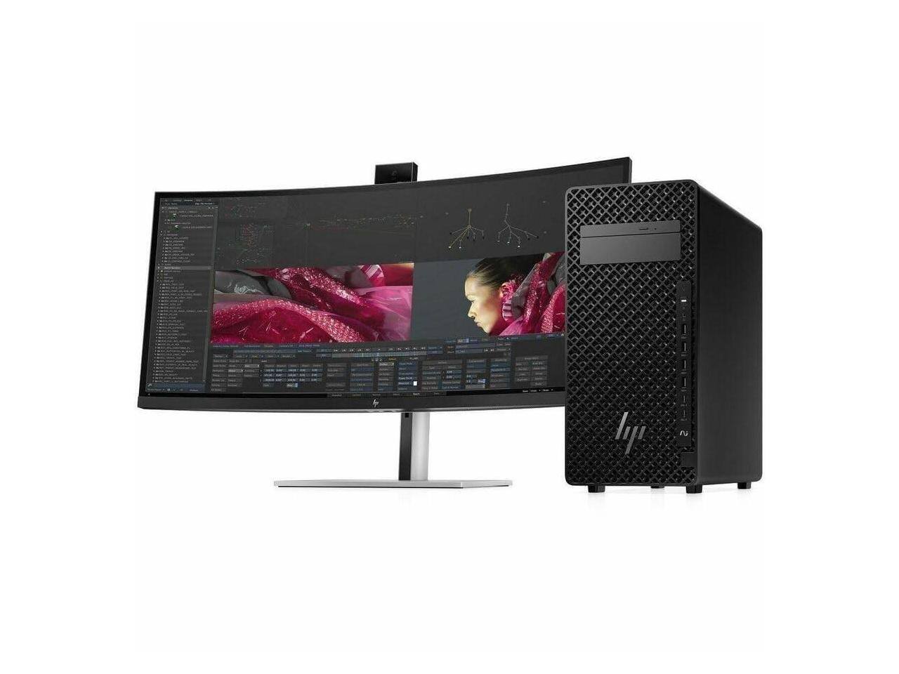 Alt View 5. HP - HP Z2 G1i Workstation U7 265K 32GB 1TB SSD W11P BN6D8UTABA - Black.