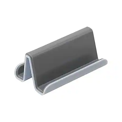 Front. Fusion - Fusion Business Card Holder, White/Gray (37523) - White/Gray.