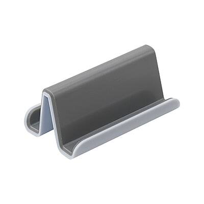 Front. Fusion - Fusion Business Card Holder, White/Gray (37523) - White/Gray.