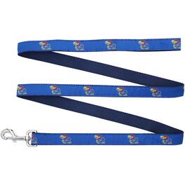 StadiumSpot - Kansas Jayhawks 6' Regular Dog Leash - Blue