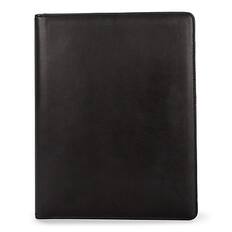 Front. Bond Street - Faux Leather Padfolio - Black.