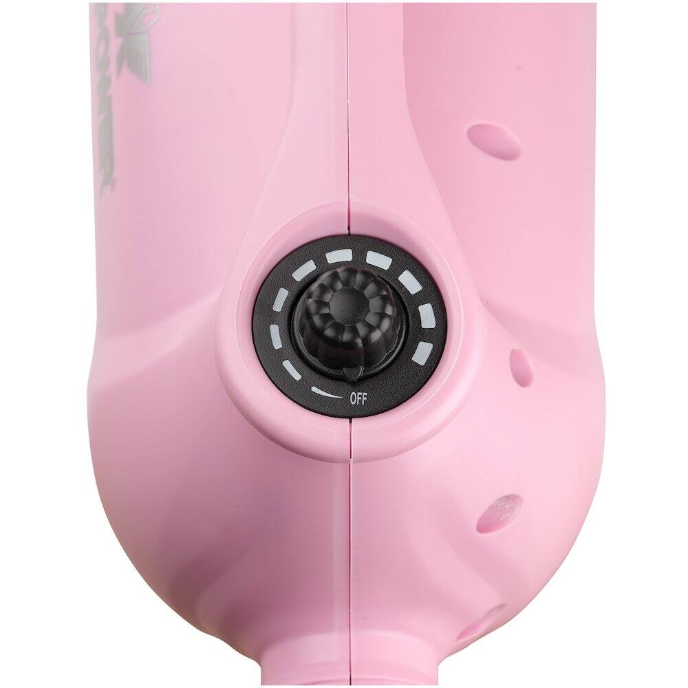 Left. XPOWER - B-163 High Velocity Variable Speed Double Motor Pet Dryer - Pastel Pink.