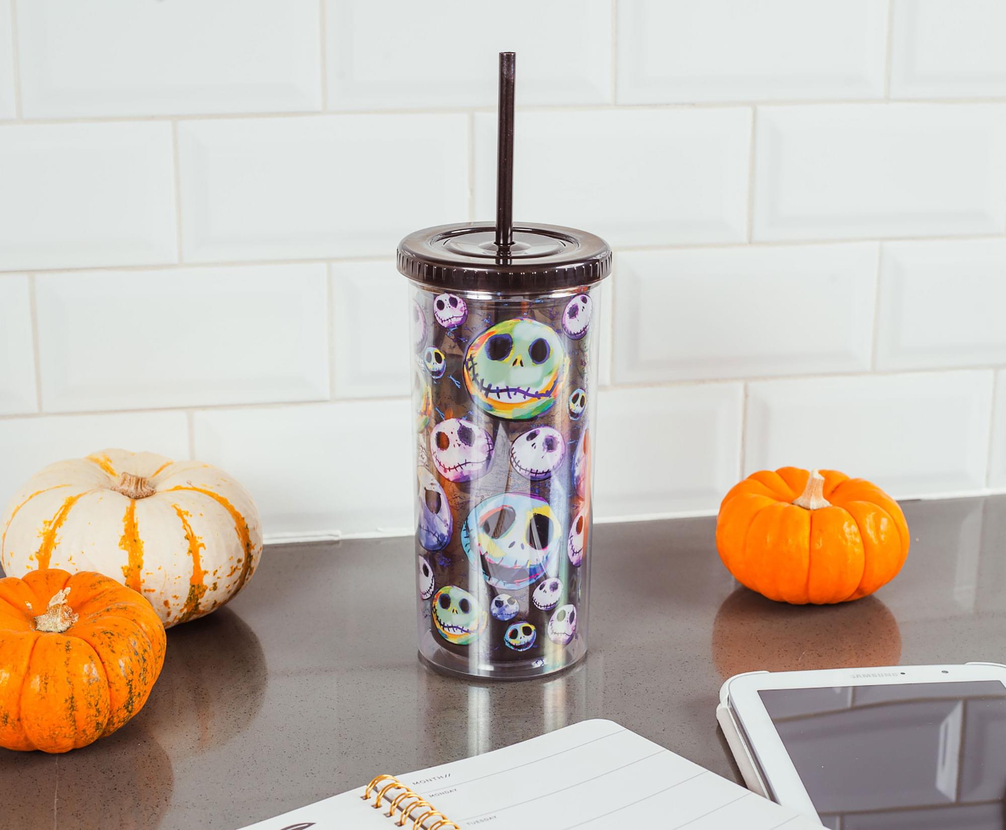 Alt View 1. Disney - Disney The Nightmare Before Christmas Jack Skellington Faces Carnival Cup - Black.