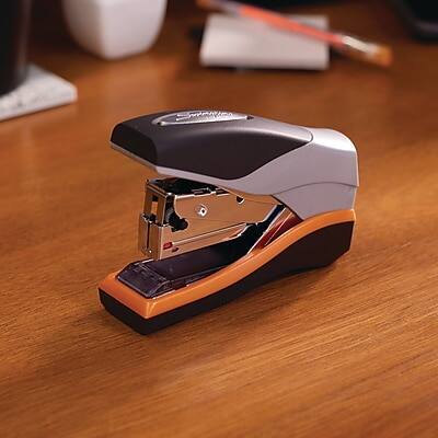 Alt View 4. Swingline - Optima 40 Compact Reduced Effort Stapler, 40-Sheet Capacity - Black/Silver.