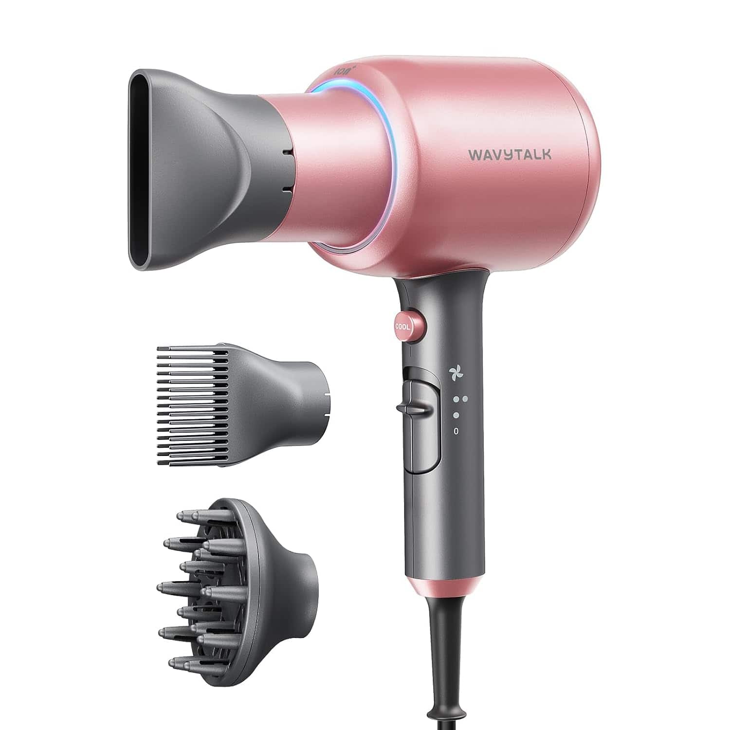 Wavytalk - Blown Away Ionic Hair Dryer - Pink