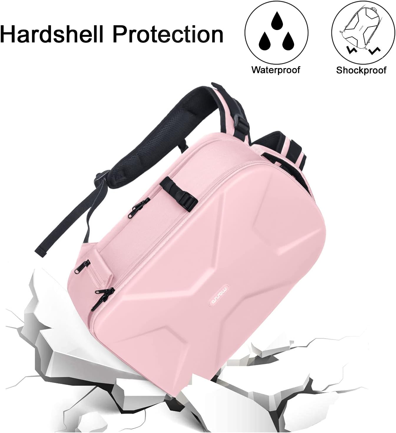 Hardshell Protection  
Waterproof  
Shockproof