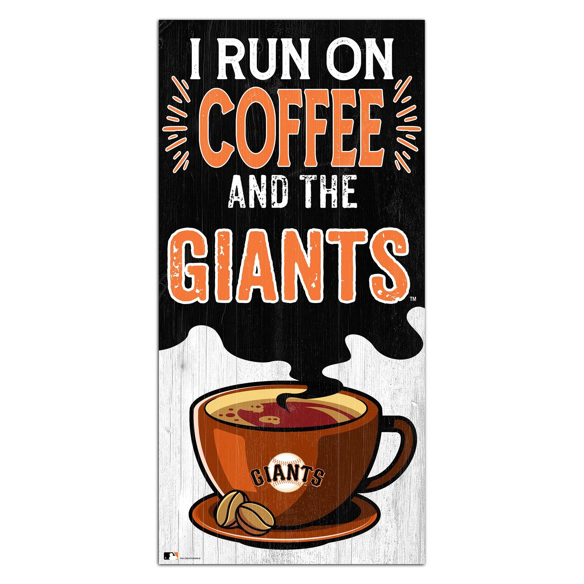 San Francisco Giants 6" x 12" Coffee Wall Art