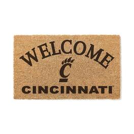Jardine - Cincinnati Bearcats 18" x 34" Welcome Coir Doomat - Brown