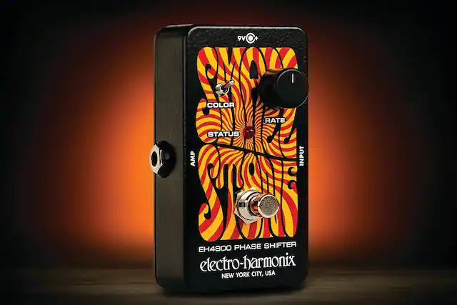 EH4800 PHASE SHIFTER
electro-harmonix
NEW YORK CITY, USA
9V
INPUT
AMPERE
COLOR
STATUS
RATE