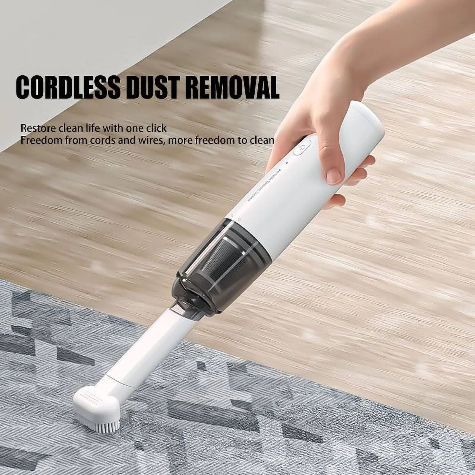 CORDLESS DUST REMOVAL

Restore clean life with one click  
Freedom from cords and wires, more freedom to clean