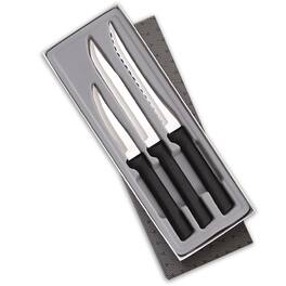 Rada - 3 Piece Cooking Essentials Knife Set with Gift Box, Handles - Black