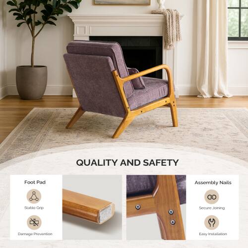 QUALITY AND SAFETY

Foot Pad
- Stable Grip
- Damage Prevention

Assembly Nails
- Secure Joining
- Easy Installation