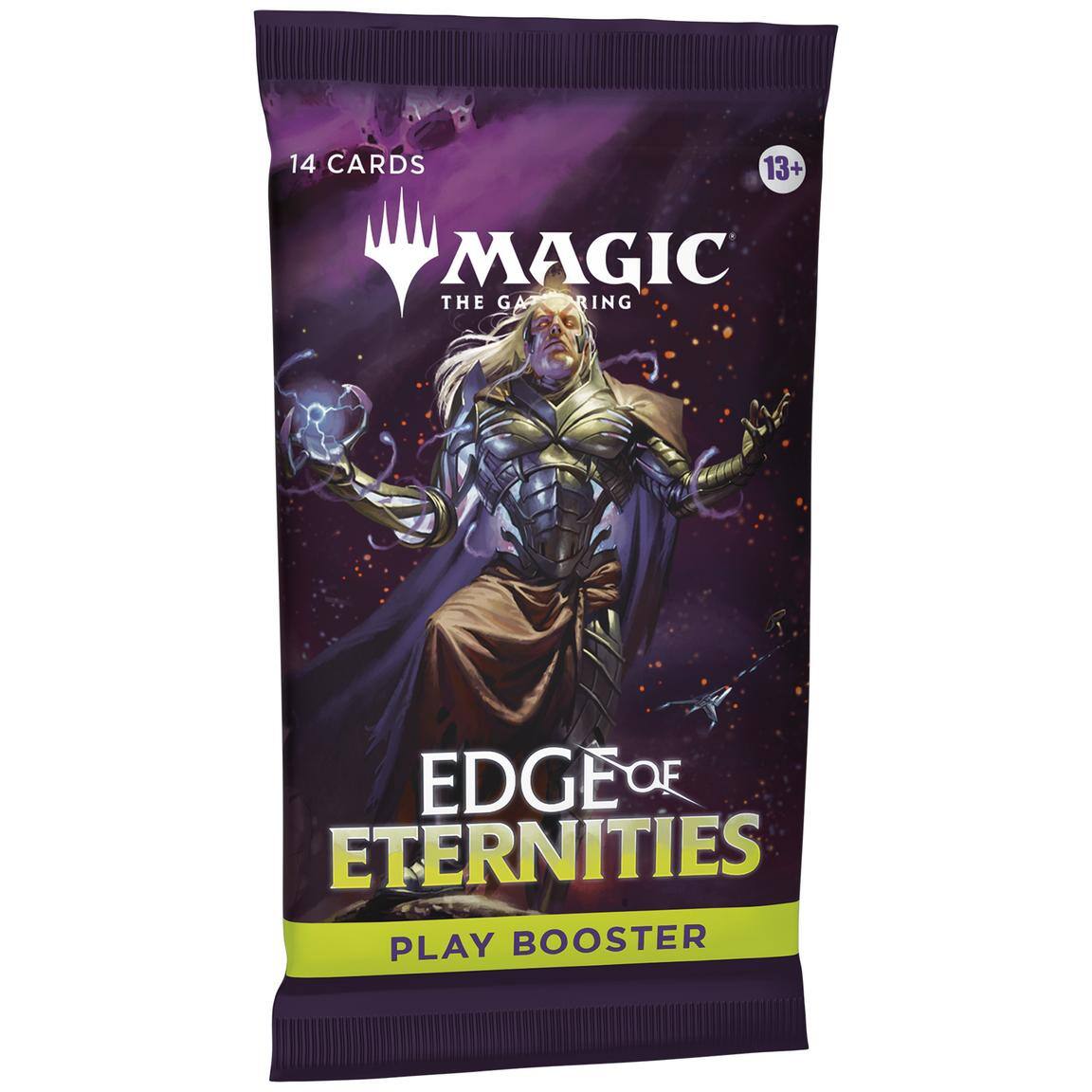 14 CARDS  
13+  
MAGIC THE GATHERING  
EDGE OF ETERNITIES  
PLAY BOOSTER