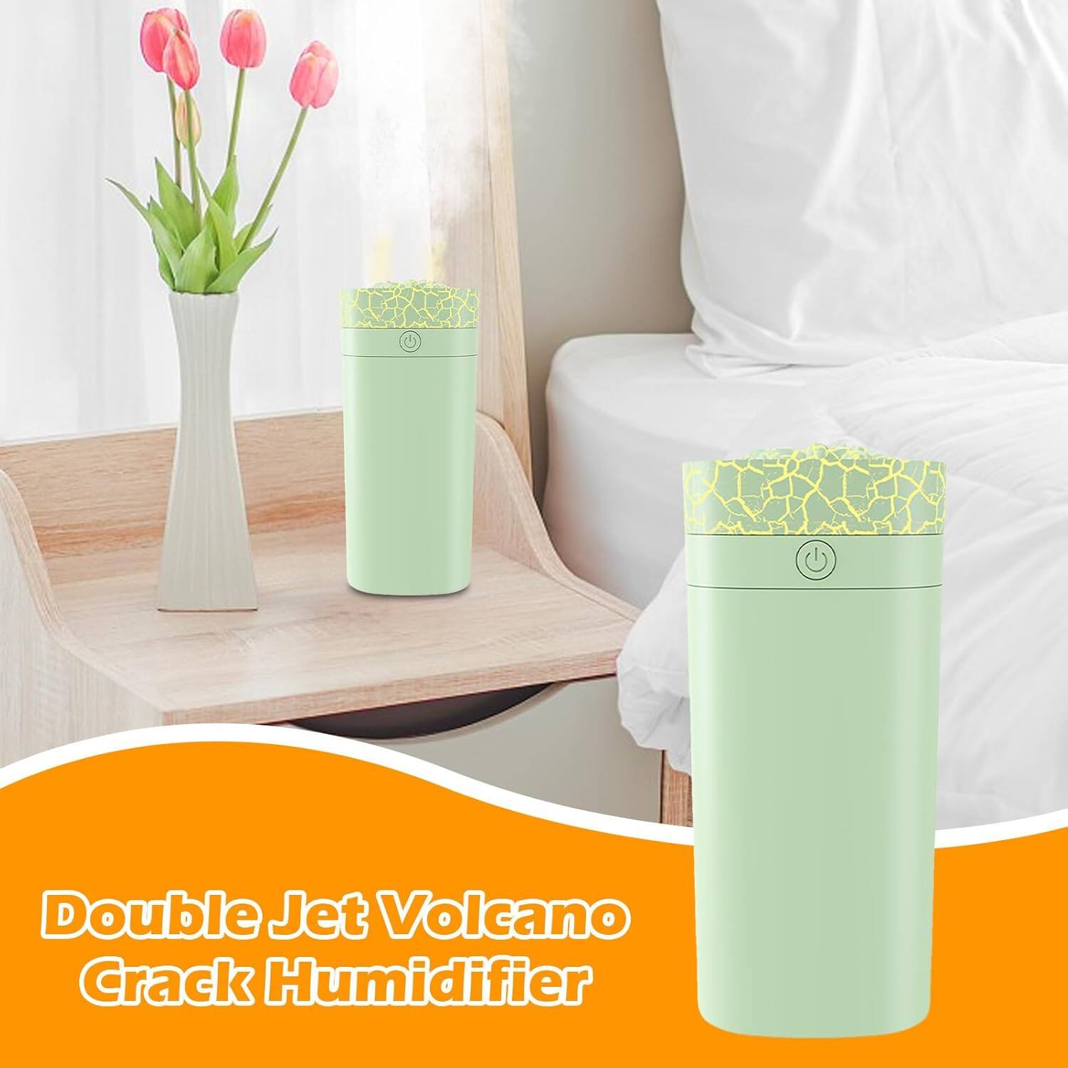 Double Jet Volcano Crack Humidifier