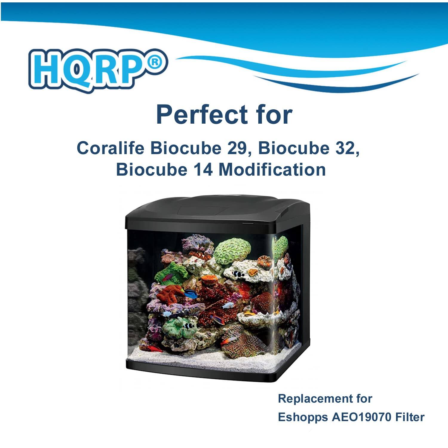 HQRP®  
Perfect for  
Coralife Biocube 29, Biocube 32, Biocube 14 Modification  
Replacement for Eshoops AEO19070 Filter